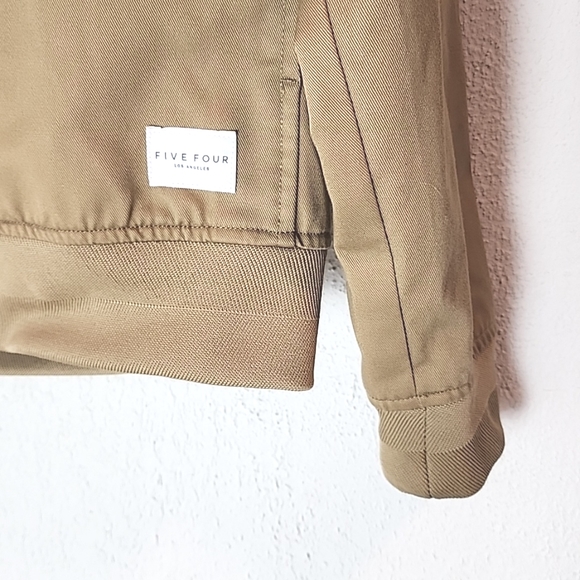 Five Four canvas bomber jacket, sz M - Picture 2 of 10